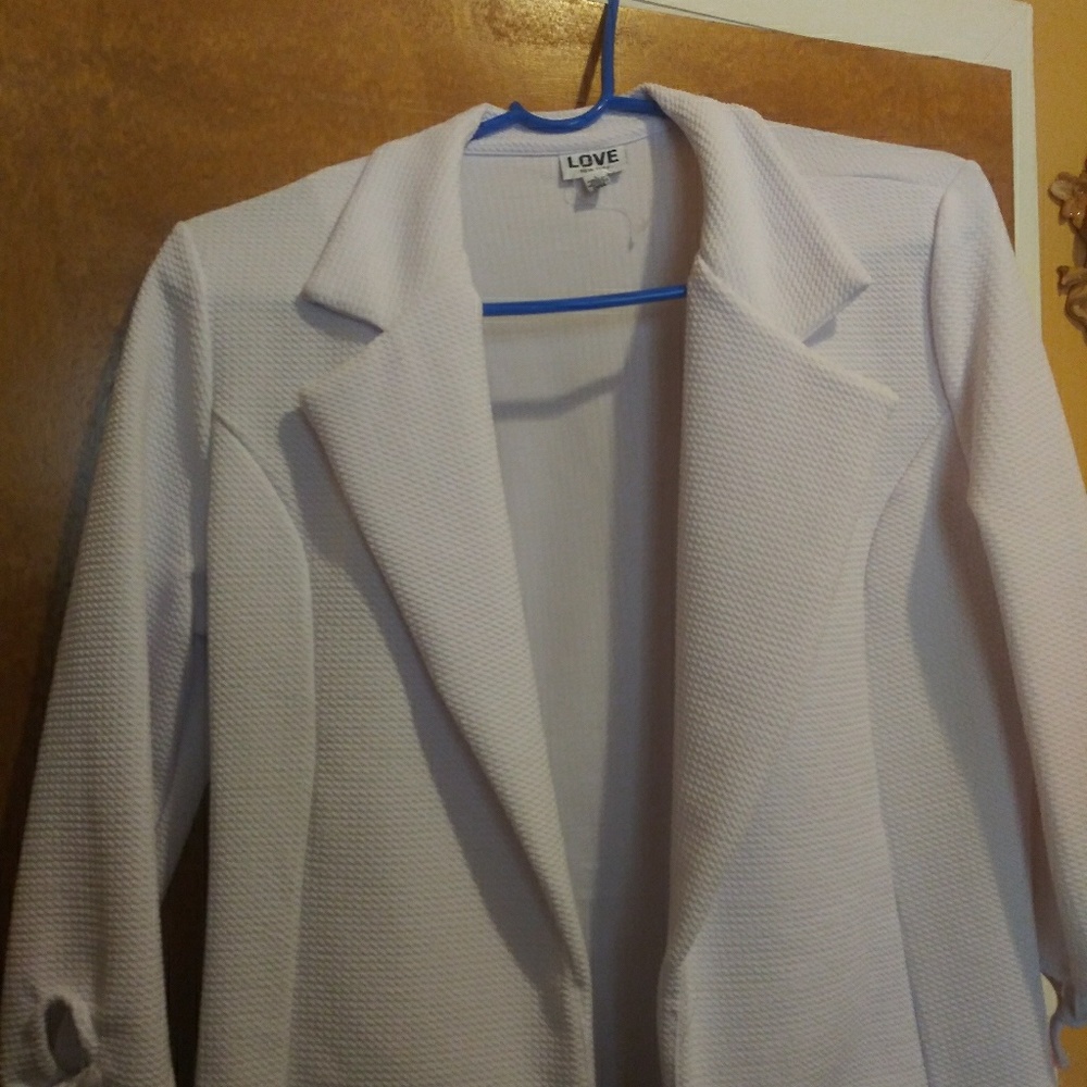 White Suit Top